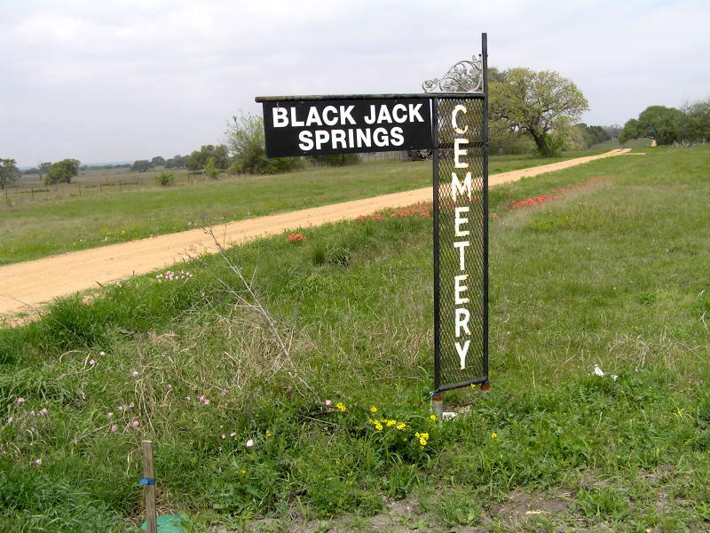 Black Jack Springs Cemetery March 23, 2006
